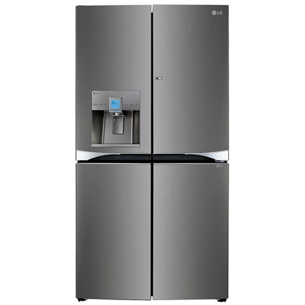 838L Platinum Silver Side by Side Refrigerators
